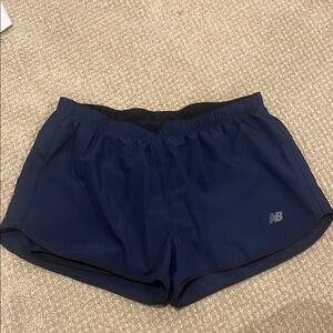 New Balance Blue Athletic Shorts Lightweight Elastic Waist